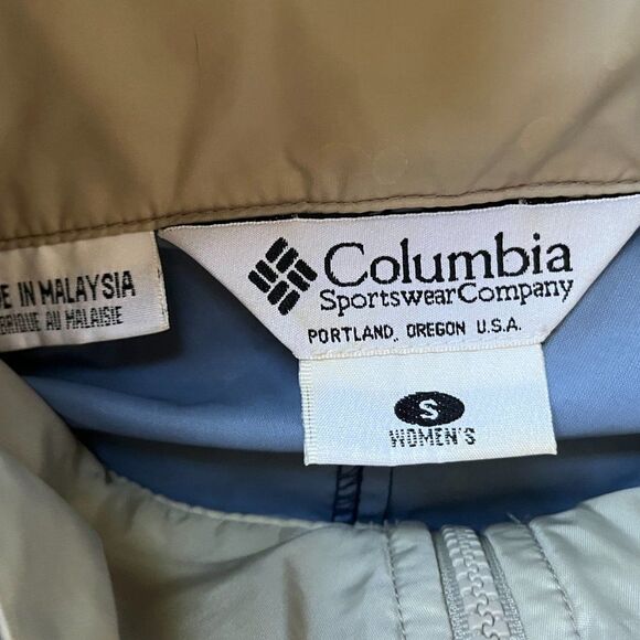 Vintage Columbia Sportswear Hooded Windbreaker Rain Jacket   Women's Size Small - Picture 3 of 9